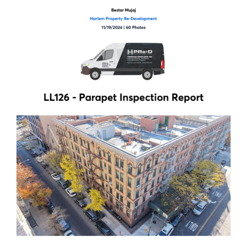 HLINC-LL126-Parapet-Inspection-Report 2 LL126 Parapet Inspection Report 2 - HPRE+D Website