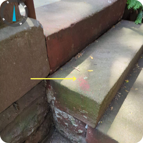 Close-up image showing drain line deterioration