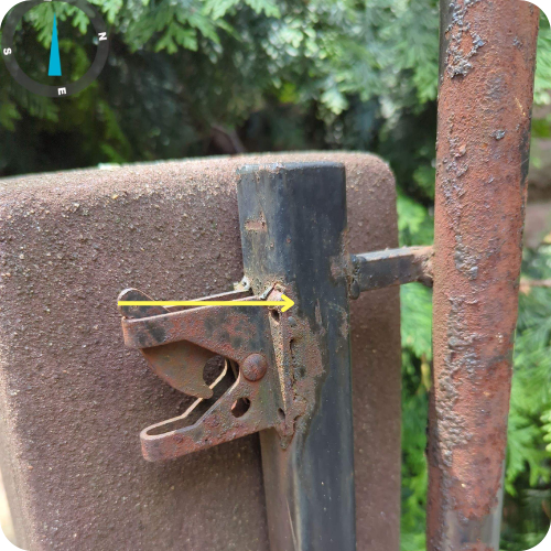 Close-up image showing drain line deterioration
