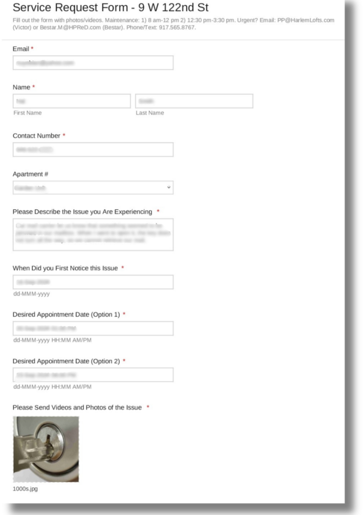 Service Request Form 1 Service Request Form 1 - HPRE+D Website