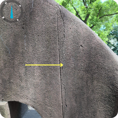 Close-up image showing drain line deterioration