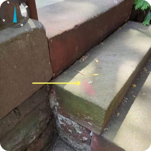 Close-up image showing drain line deterioration